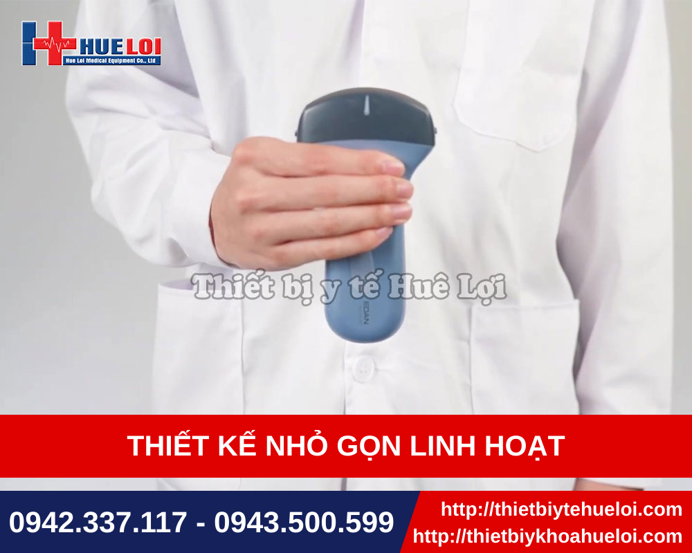 Thiết kế máy siêu âm di động nhỏ gọn