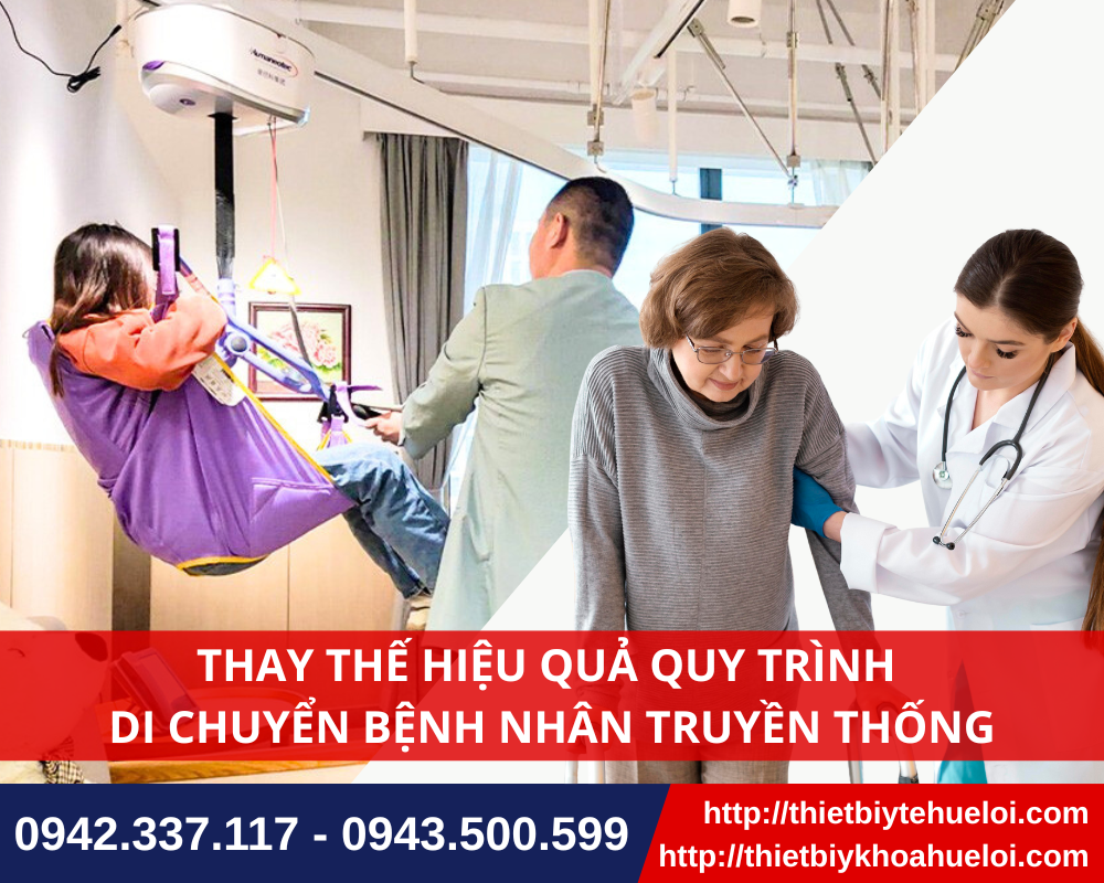 Thiết bị hỗ trợ nâng chuyển và tập đi điện hiện đại