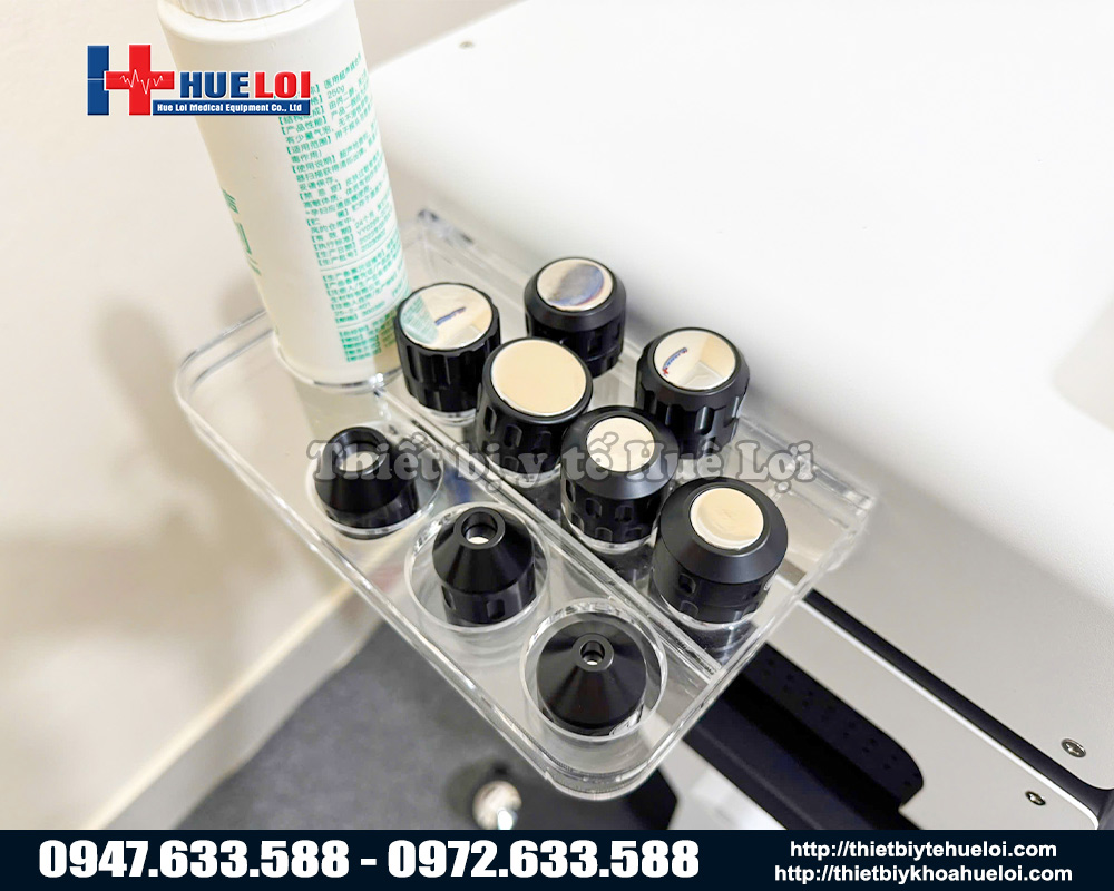 Bộ đầu xung kích kèm theo máy xung kích hội tụ 