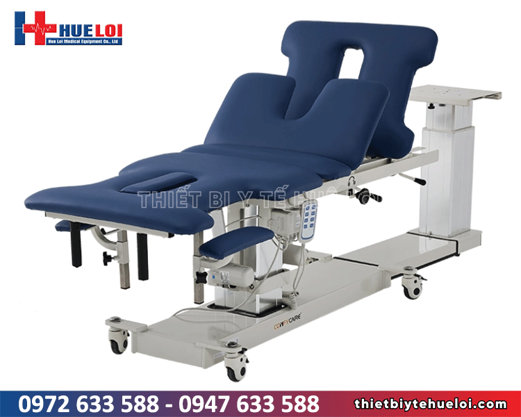 bàn kéo giãn cột sống điện cao cấp 