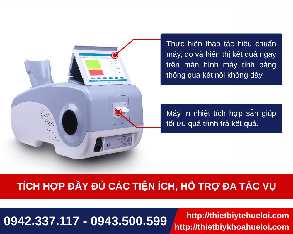 Thiết bị đánh giá mật độ xương gót chân bằng siêu âm cao cấp với nhiều tích hợp hiện đại