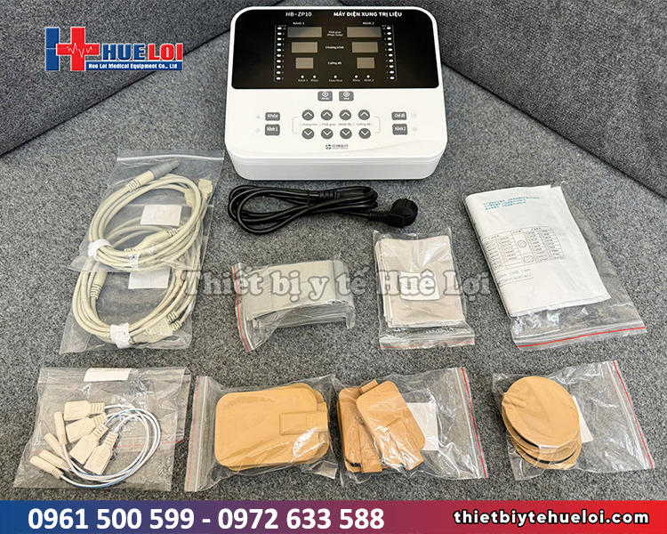 máy điện xung trung tần 2 kênh cho phòng khám