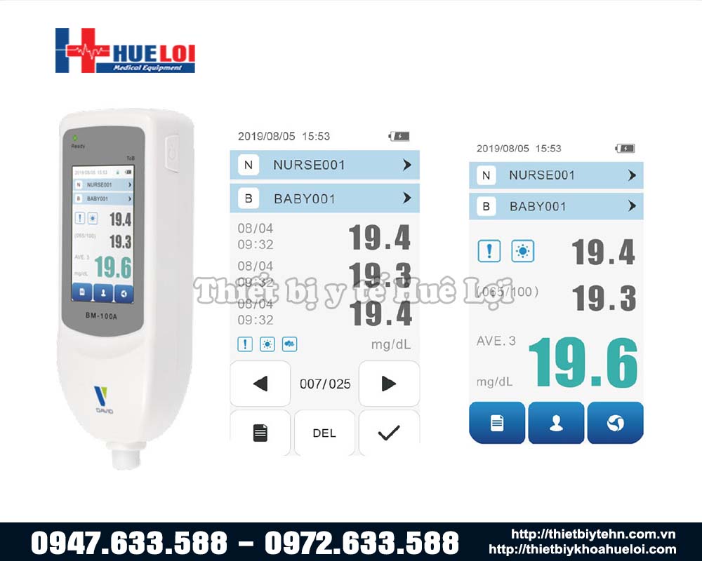 máy đo độ vàng da 