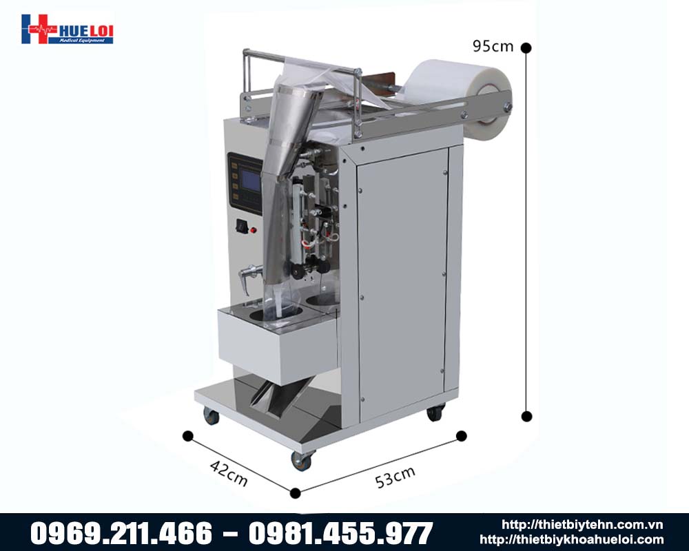 kích thước máy đóng túi mini