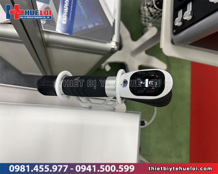 tay cầm điều trị máy xung kích