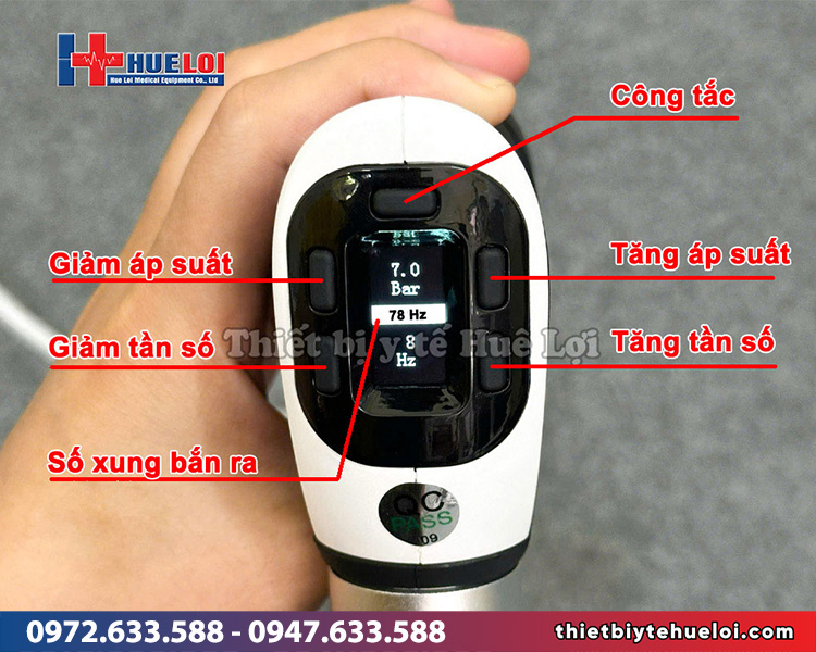 bảng điều khiển súng xung kích