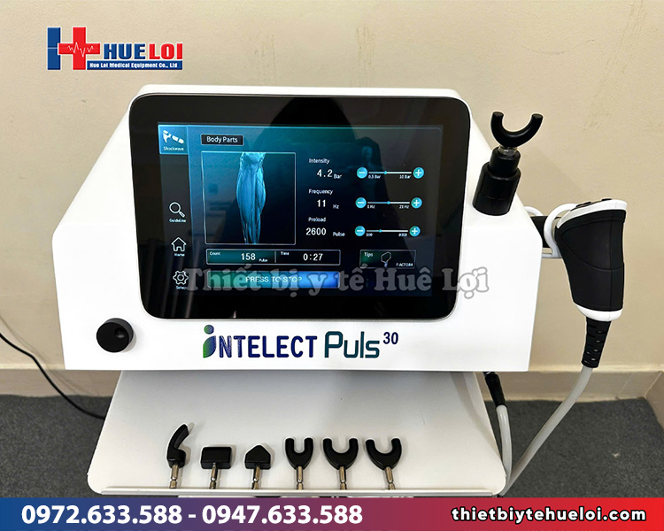 máy sóng xung kích intelect puls 30