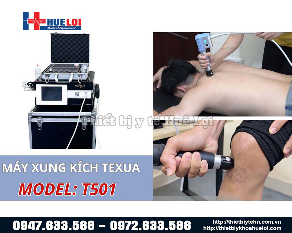 máy xung kích trị liệu texua