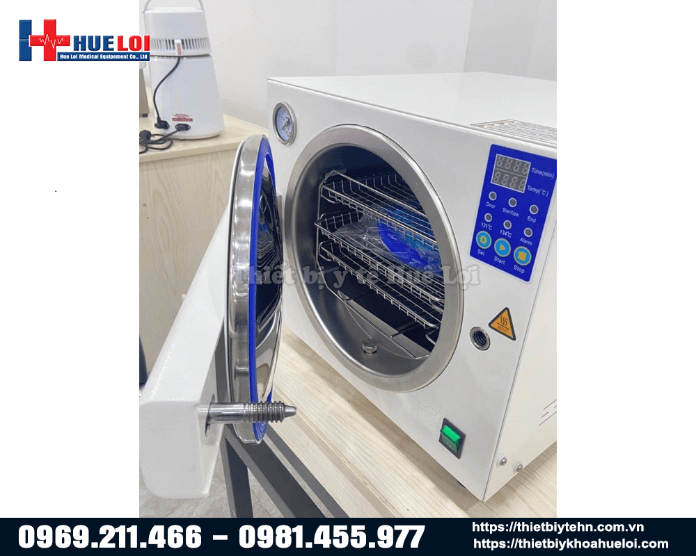 nồi hấp tiệt trùng nha khoa cửa ngang