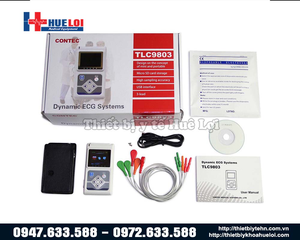 máy holter điện tâm đồ contec