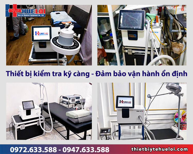 hình ảnh huê lợi bàn giao máy từ trường